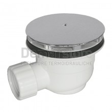 Piletta Doccia Sifonata TEA con Piattello Cromato Foro D.90 mm