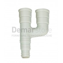 Raccordo a Y per Scarico Condensa 2 Vie D.16-20