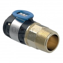 Geberit FLOWFIT Raccordo Diritto Maschio Diam. 20 x 1/2"