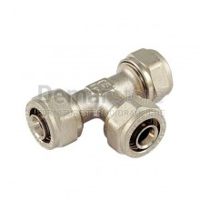 Tee a Stringere Intermedio per Tubo Multistrato Diam. 26