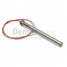 Resistenza Candeletta Stufe a Pellet | c/FLANGIA | Ø 12.5 | L.160mm | W.350 | Lungh.Tot. 170mm