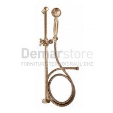 Saliscendi Bronzato con Flessibile e Doccetta