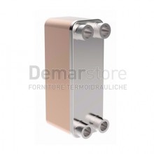 Scambiatore di Calore | a 40 Piastre Saldobrasato | 4x3/4" M