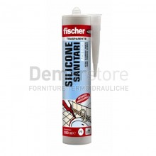 Silicone Sigillante | Trasparente | Fischer | Acetico per Sanitari | 280ml