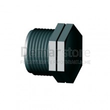 Tappo in PP Filettato Maschio 3/4"