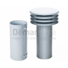 Torrino Esalatore Telescopico Bianco D.150