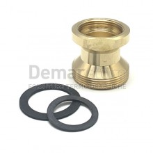 Coppia Prolunga Ridotta in Ottone per Circolatore M.2" x F.1"1/2 mm.50