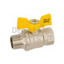 Valvola a Sfera per GAS Bugatti con Farfalla MF 1"