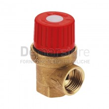 Valvola di Sicurezza Attacco Femmina 1/2" | 3 Bar