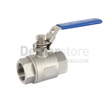 Valvola a Sfera in Acciaio Inox AISI 316 FF 1"1/4