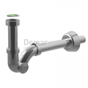 Sifone a S Abs Bonomini Attacco 1"1/4 Cromato Lucido