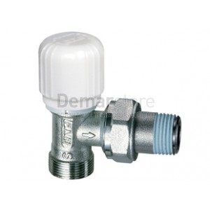 Valvola FAR Termostatizzabile a Squadra Attacco M 24x19 Diam.  3/8" | 1610 38