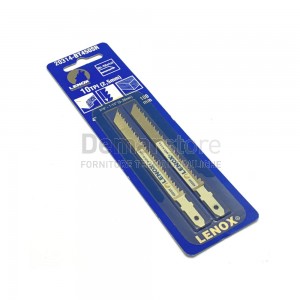 Set 2 Lame per Seghetto Alternativo Bi-Metal | 10 TPI | Lunghezza mm.100 | Legno e Metalli