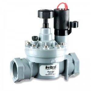 Elettrovalvola Irrigazione IRRITROL | 9 Volt DC Bistabile | 1" FF | CCF | Serie 2500 Grigia