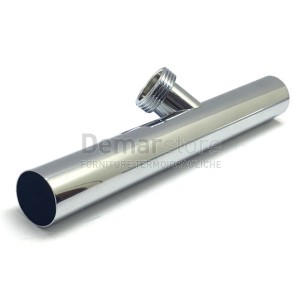 Canotto Diritto con Attacco Lavatrice Cromato D.32x300mm