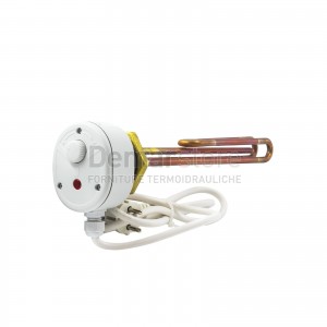 Resistenza Elettrica con Termostato per Bollitori UNIVAL OWR1 | 3000 W. | 1"1/4 | 230V