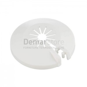 Rosetta Copritubo Universale STAR Bianca da 10 a 16 mm