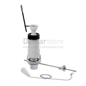 Batteria di Scarico per Cassetta Alta in Ceramica | OLI | in Plastica  con Catenella | 500852