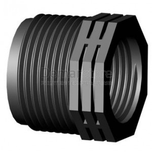 Riduzione in PP filettato MF 1" x 1/2"