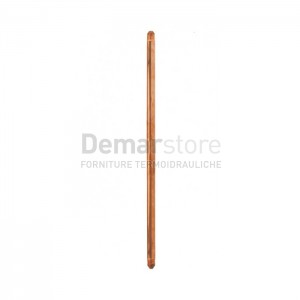 Paletto Dispersore di Terra in Acciaio Ramato cm.150 Filetto M.18