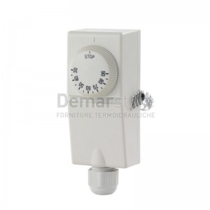 Termostato a Contatto con Regolazione Esterna | da 30/90°C | Contatti Puliti 16A