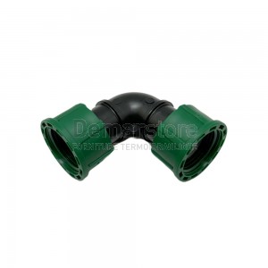 Raccordo Irrigazione a Gomito con Ghiera Girevole 1" FF