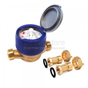 Contatore per Acqua con Quadrante Asciutto 3/4"