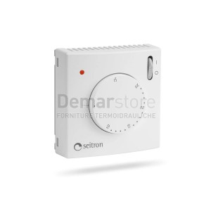 Termostato Ambiente Seitron | Interruttore ON/OFF + Spia Luminosa  | TM003