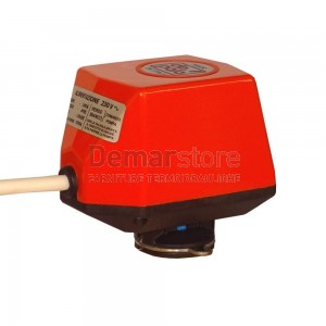 Servomotore De Pala | M6C2 | Valvola 2 Vie | 3 Fili | 24 Vac | 60 sec | con AUX | 90° Unidirez.