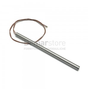 Resistenza Candeletta Stufe a Pellet | LISCIA | Ø 10.0 | W.320 | Lunghezza Tot. 180mm