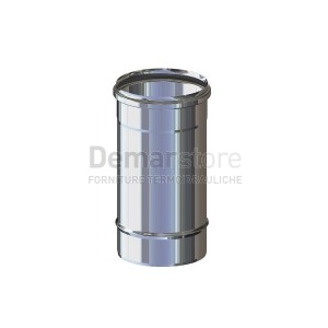 Tubo Acciaio Inox 304 Mono Parete cm. 25 Diam. 150