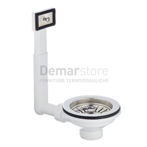 Piletta Lavello Basket Con Troppo Pieno Rettangolare Diam. 1"1/2