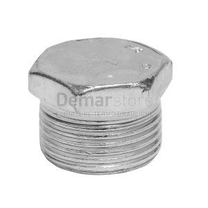 Tappo Acciaio Zincato Maschio 3/4"
