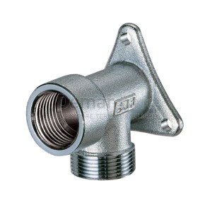 Raccordo FAR Cromato M 24x19 | Gomito Flangiato Femmina 3/4" | 5555 34