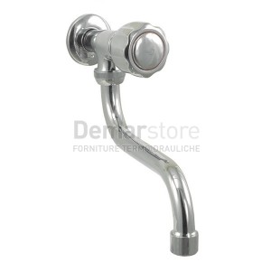Rubinetto a Snodo Singolo a Muro 1/2"