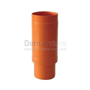  Manicotto di Riparazione Scorrevole Arancio PVC Diam.100