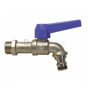 Rubinetto Portagomma EKOMATIK con Raccordo Rapido e Leva 1/2"