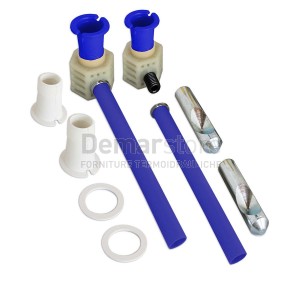 Kit Fissaggio Rapido per Sanitari Sospesi Attacco dal Basso