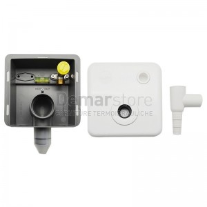 COBRABOX | Scatola Predisposizione | Placca Bianca | per  Lavatrice - Lavastoviglie