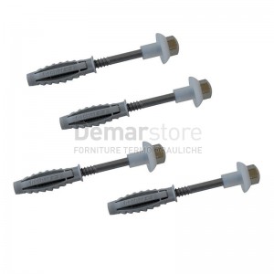 Tasselli Fissaggio WC-Bidet a Pavimento M.7 x 80 mm INOX