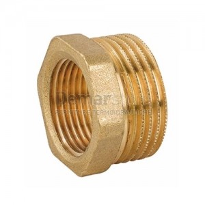 Riduzione in Ottone Giallo MF 3/8" x 1/4"
