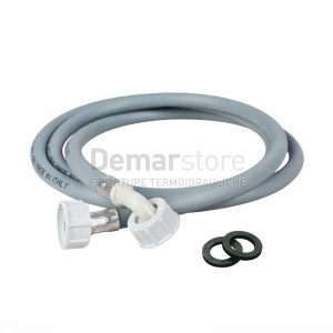 Tubo Carico Lavatrice Attacco | FF 3/4" | Cm.200 | Curvo