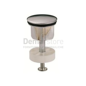 Tappo per Piletta a Saltello in Ottone Cromato LUX Diam. 1"1/4