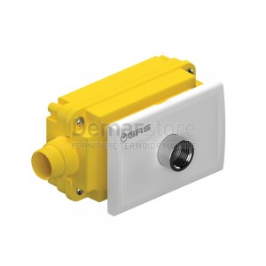 Scatola Gas Incasso TECO RK con Placca Bianca Uscita Diam.  1/2" | RK13KC0100