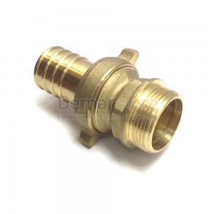 Raccordo Portagomma in Ottone 3 Pezzi Maschio Diam. 25 x 1"