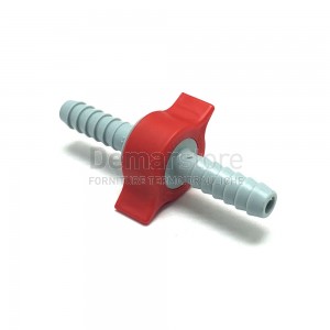 Raccordo Portagomma Giuntatubi in PVC 3 Pezzi Diam. 12