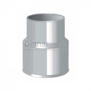 Manicotto Ridotto Grigio PVC ad Incollaggio FM Diam. 50 x 40