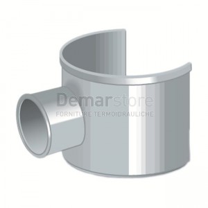 Sella Grigia PVC ad Incollaggio Diam. 100 x 40