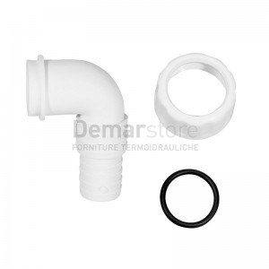 Curva Attacco Lavatrice con Ghiera Diam. 1"