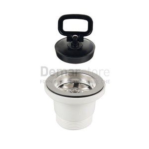 Piletta Lavello Inox Senza Troppo Pieno Diam. 1"1/2